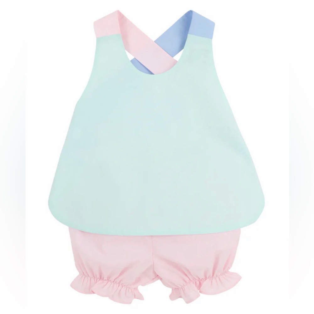 THE BEAUFORT BONNET COMPANY Betsey Bow Back Set Broadcloth Two Piece